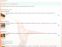 Tablet Screenshot of blog.veganlosangeles.com